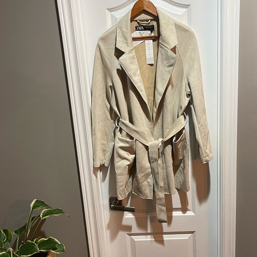 Zara Faux Suede Jacket